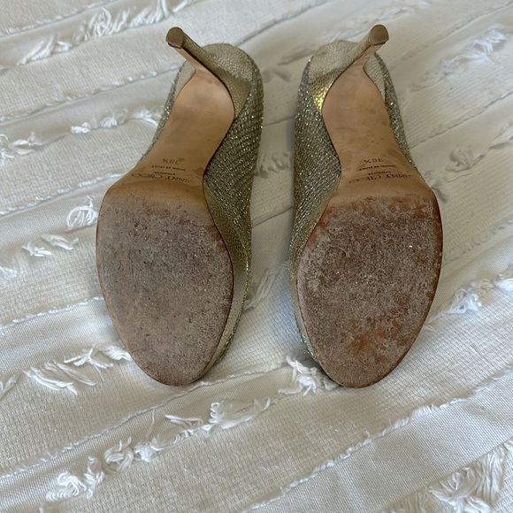 Jimmy Choo Crown Glitter Pump - Picture 7 of 8